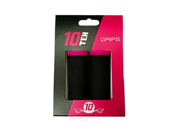 PUÑOS 10TEN NIÑA 92MM ROSA/NEGRO