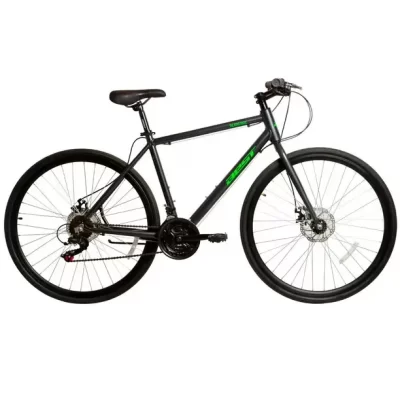 BICICLETA ARO 700 28 BEST ALBATROS HIBRIDA 18V NEGRO DISCO/MECANICO 36519
