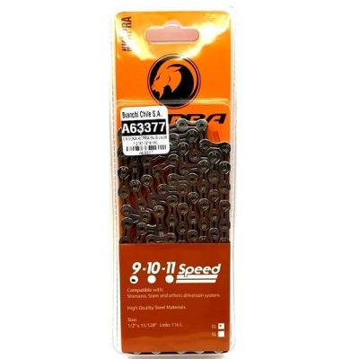 CADENA 9V KAPRA SILVER PERFORADA SUPER LIGHT 116L