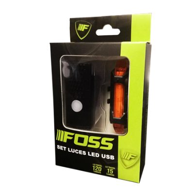 SET LUCES FOSS DEL/TRAS BLANCO/ROJO 19194