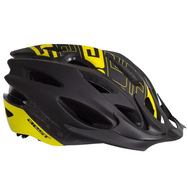 CASCO BEST ESSENTIAL BLK/YLLW FLUOR UNISEX T/L 16 VENTS 36508