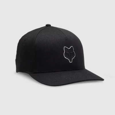JOCKEY FOX HEAD FLEXFIT HAT TL/XL NEGRO