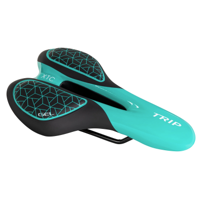 SILLIN TRIP XTC GEL NEGRO/TURQUESA