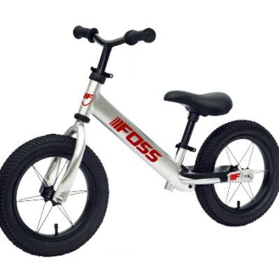 BICICLETA ARO 12 FOSS BALANCE CORRE PASILLOS SILVER