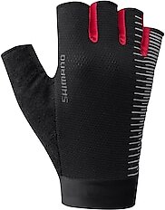 GUANTES CORTOS SHIMANO GEL T/M ROJO/NEGRO