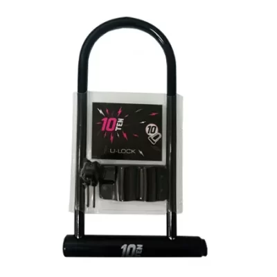 candado 10ten ulock 108x281mm black con soporte