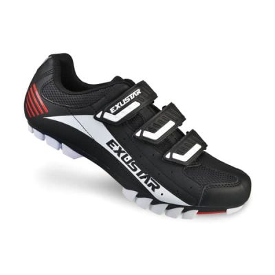 ZAPATILLA EXUSTAR E-SM308 VELCRO N46 BLANCO/ROJO/NEGRO.