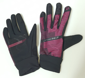 GUANTES LARGOS BEST INVIERNO TOUCH T/M NEGRO/FUCSIA