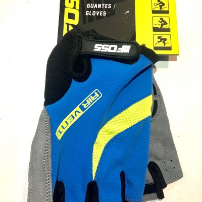 GUANTE FOSS CORTO PADDED GEL BLUE/YLLW T/M 20208