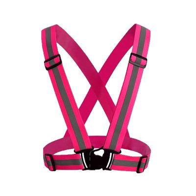 arnes reflectante neon para ciclismo y actividades al aire libre