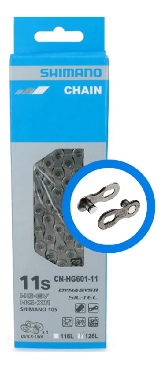 CADENA 11V SHIMANO 105 CN-HG601-11 126L E-BIKE RATED BOX