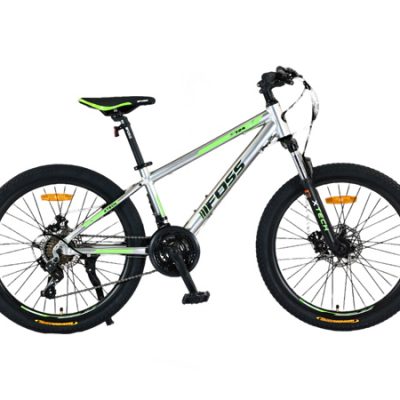 BICICLETA ARO 24 FOSS 21VEL. XC24 GRIS/VERDE