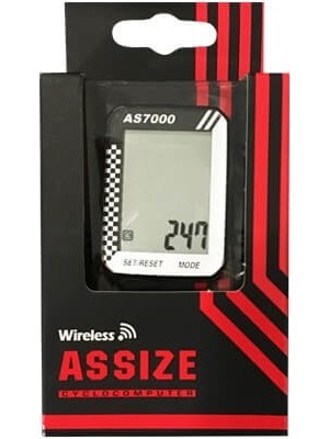 Computador ASSIZE AS7000 wireless 8 funciones para bicicleta con medidor de velocidad y distancia