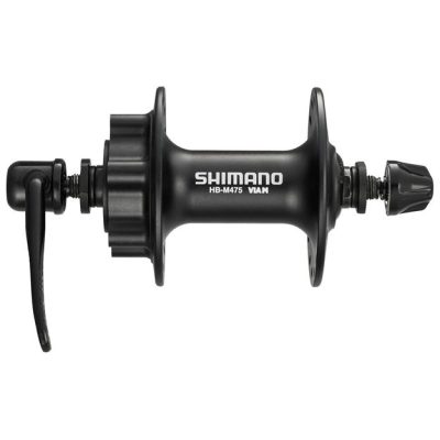 MAZA DELANTERA SHIMANO HB-M475 36H DISCO BLACK ALTA PERNOS