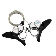 MANILLAS CAMBIO 2X7V SHIMANO SL-A050 PAR RUTA 1/2 PISTA GRANEL