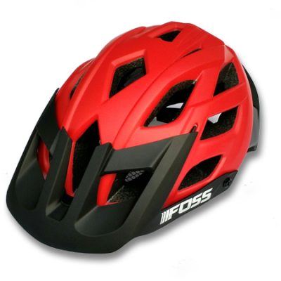CASCO FOSS ENDURO MATT RED/BLACK M/L 17323