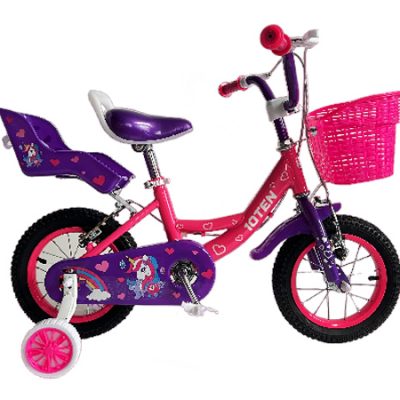 BICICLETA ARO 12 10TEN NIÑA ROSA/MORADO 24283
