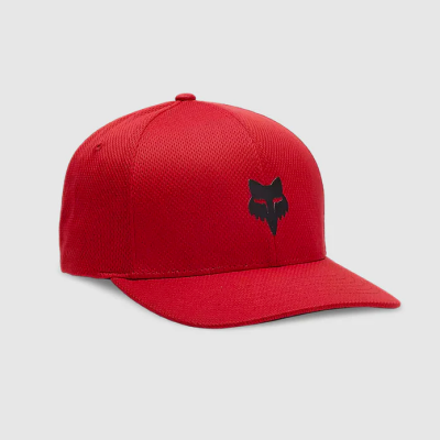 JOCKEY FOX HEAD TECH FLEXFIT HAT TL/XL ROJO