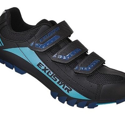 ZAPATILLA EXUSTAR E-SM308D VELCRO N42 AZUL/NEGRO.