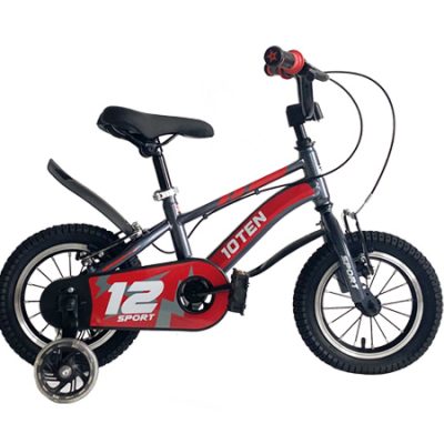 BICICLETA ARO 12 10TEN NIÑO ROJO/GRIS 24278