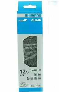 CADENA 12V SHIMANO CN-M8100 126L SILVER