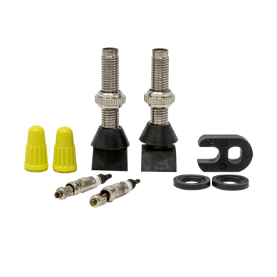 valvulas finas desmontables tubeless tubular con adaptador