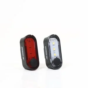 set luces bontracker urban luz delantera 50 lumenes y luz trasera 30 lumenes usb