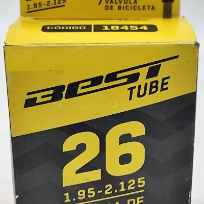 Cámara Best 26 x 1.95/2.125 válvula automática Dunlop butyl sintético