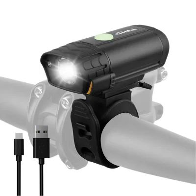 luz delantera trip compass 400lm usb bicicleta