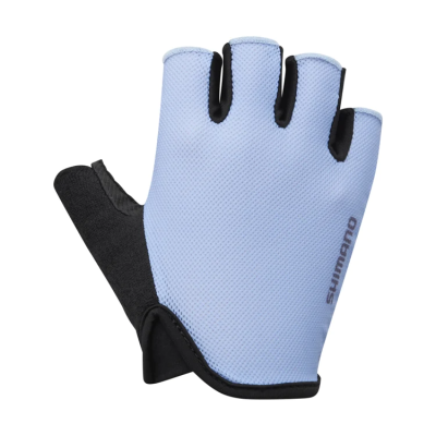 GUANTES CORTOS SHIMANO T/M MUJER AQUA AZUL/NEGRO