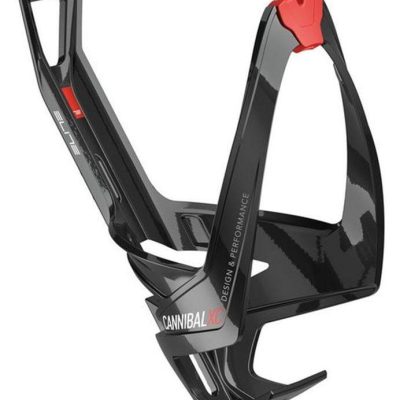 PORTA BOTELLA ELITE CANNIBAL XC BLK/RED GLOSSY