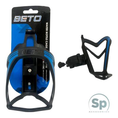 PORTA BOTELLA BETO BC-110C CLAMP BLK/BLUE 16045