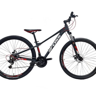 BICICLETA ARO 29 FOSS JOY T/S 13.5 21V ALUMINIO GRIS/ROJO 24027