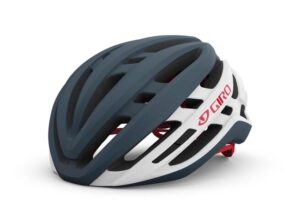 CASCO GIRO ISODE MAT PORTARO GREY WHT/RED T/UNIV A64062