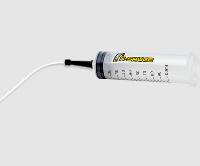 inyector level tester x-sauce para sellante tubeless tubular