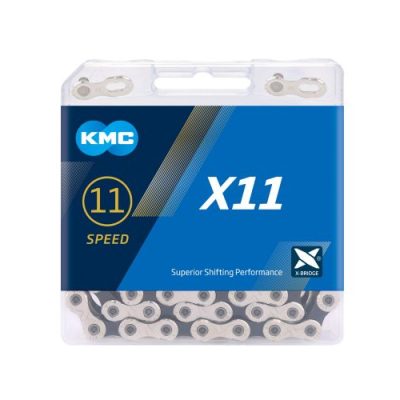 CADENA 11 VEL. KMC X11 SILVER/BLACK 118L