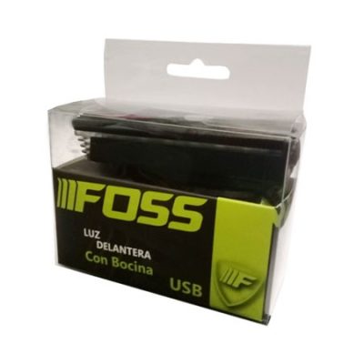 FOCO LED C/BOCINA USB 3 FUNCION FOSS 19197