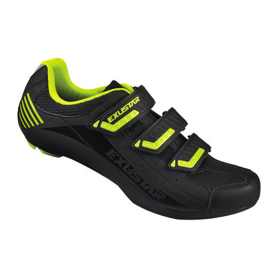 ZAPATILLA EXUSTAR E-SR404A VELCRO N46 AMARILLO/NEGRO.