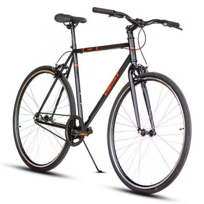 BICICLETA ARO 700 28 BEST TESIA SINGLE SPEED T52 FIXIE F-HERRADURA STEEL NEGRO 36518