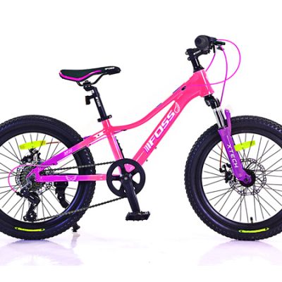 BICICLETA ARO 20 FOSS 7VEL. XC20 NIÑA MORADO