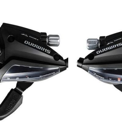 MANILLAS CAMBIO/FRENO 3X7 SHIMANO ST-EF500 PAR GRANEL