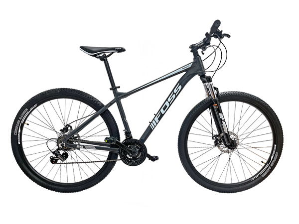 BICICLETA ARO 29 FOSS MOUNT T/M 17.5 21V ALUMINIO NEGRO/GRIS