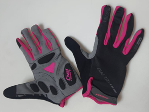 GUANTES LARGOS BEST GEL TOUCH T/M NEGRO/FUCSIA