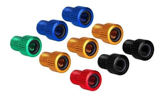 ADAPTADOR VALVULA AUTO OZONO COLORES C/U