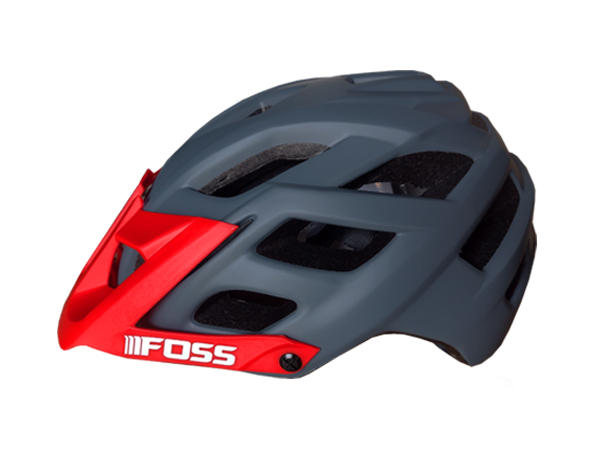CASCO FOSS ENDURO GREY/RED L/XL 21029