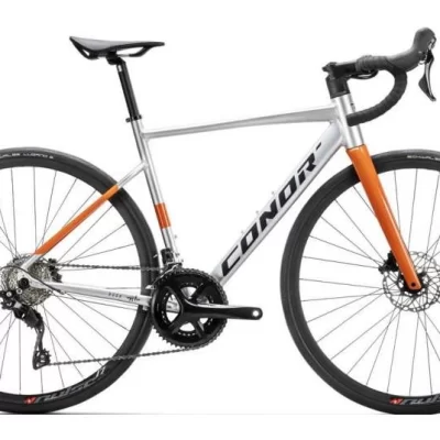 BICICLETA RUTA 700 2X12 CONOR RUSH T52 GRIS/NARANJA