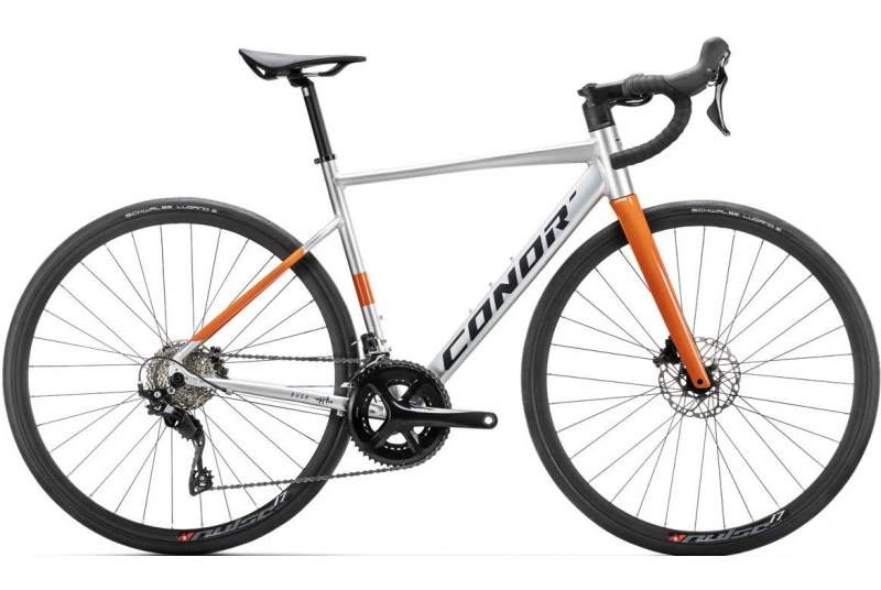 BICICLETA RUTA 700 2X12 CONOR RUSH T52 GRIS/NARANJA