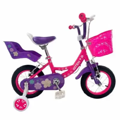 BICICLETA ARO 12 10TEN  NIÑA ROSA/PURPURA 25133