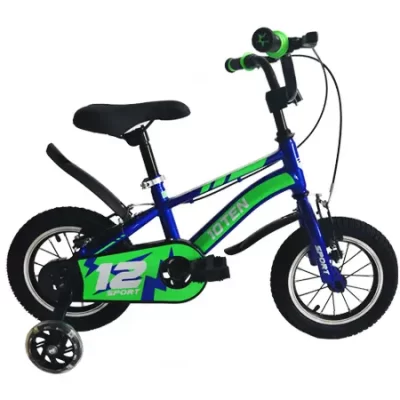 BICICLETA ARO 12 10TEN  NIÑO AZUL/VERDE 25132