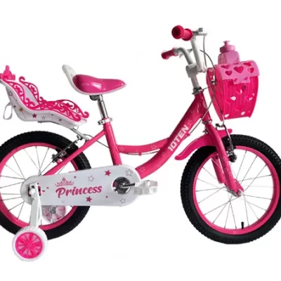 BICICLETA ARO 16 10TEN  NIÑA BLANCO/ROSA 25130